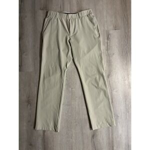 Under Armour Drive Performance Golf Pants Stretch Storm Finish Beige Men's 32x30